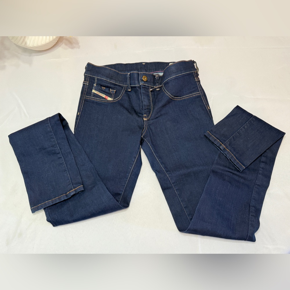 Diesel Livier Super Slim Jeggings - Deep Indigo